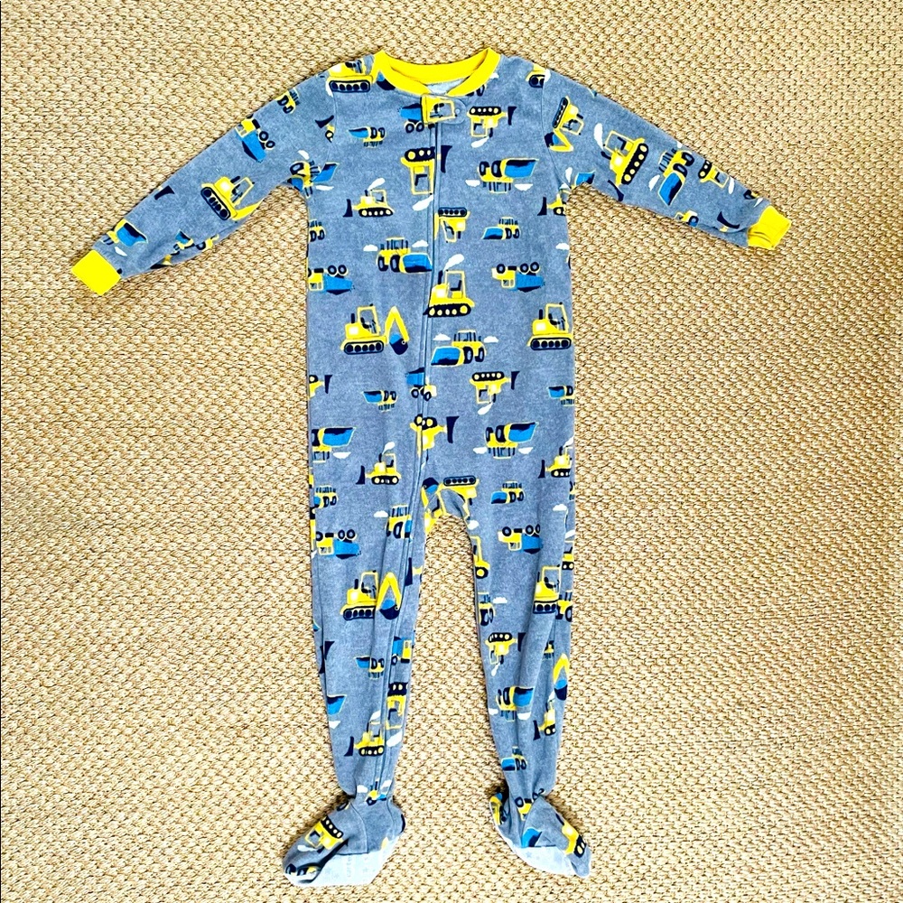 Boys Fleece One-Piece Pajamas